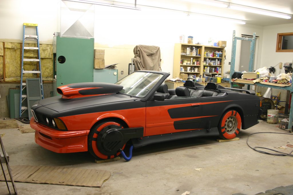 Image of car with front bumper install.